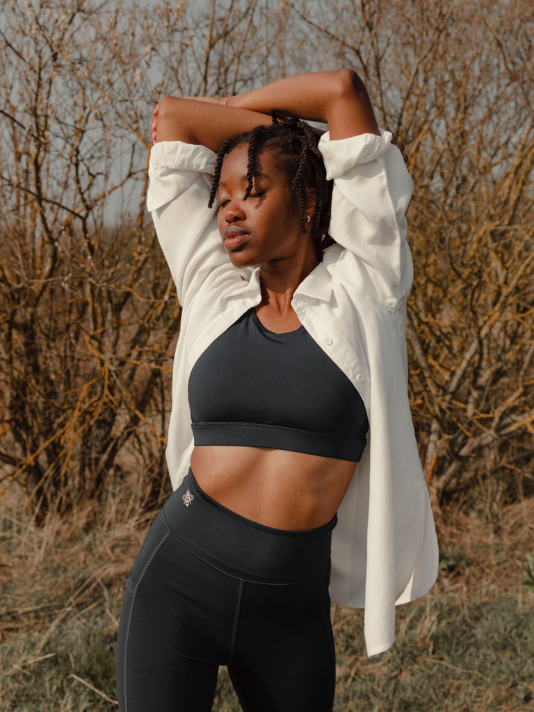 Embrace London's sustainable fashion scene with organic yoga pants and eco-friendly gear.