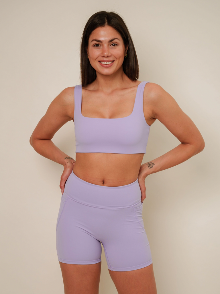 Seamless Lilac Bra Bikini Top Sustainable Summer Essential gngr bees